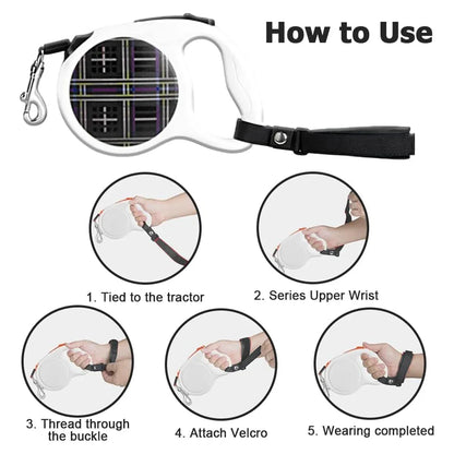 Dog Walking Wristband Anti-Slip Dog Leash Handle Elastic Safety Hands Free