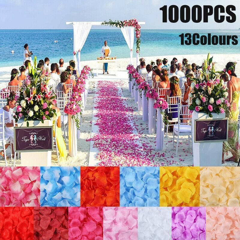 1000 PCS Silk Rose Petals Elegant Wedding or Event Decoration - Light Purple