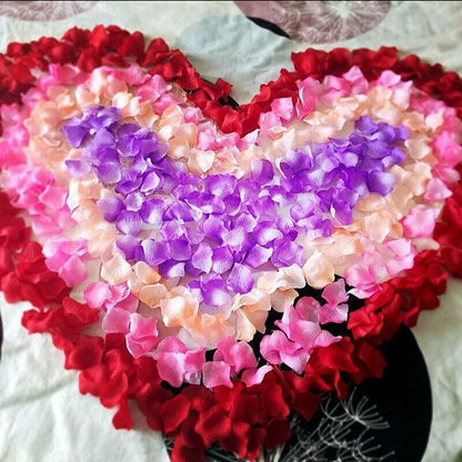 1000 PCS Silk Rose Petals Elegant Wedding or Event Decoration - Light Purple