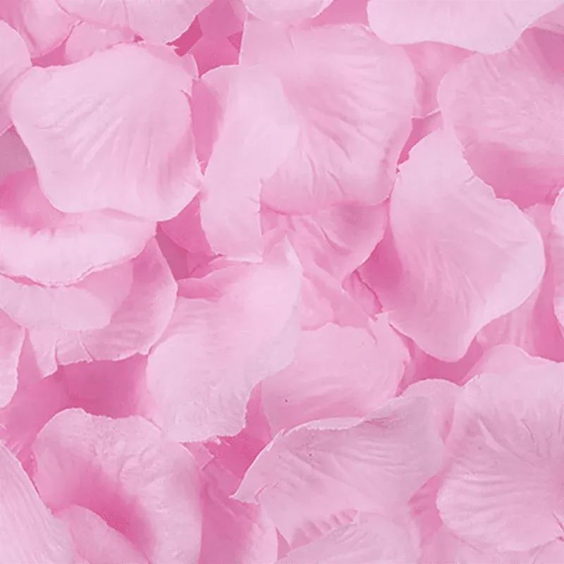1000 PCS Silk Rose Petals Elegant Wedding or Event Decoration - Light Blue