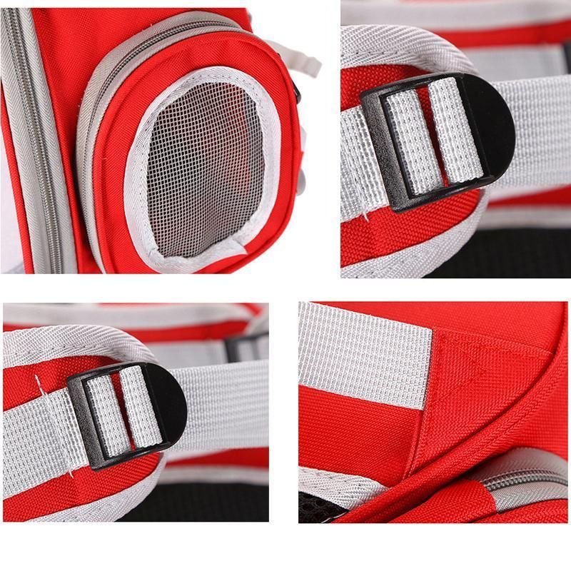 Travel Space Capsule Dog Cat Bag Breathable Outdoor Pet Backpack Carrier - Blue
