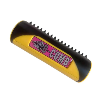 Pet Dog Cat Hair Fur Deshedding Shedding Trimmer Tool Grooming Roll Comb Brush - Yellow