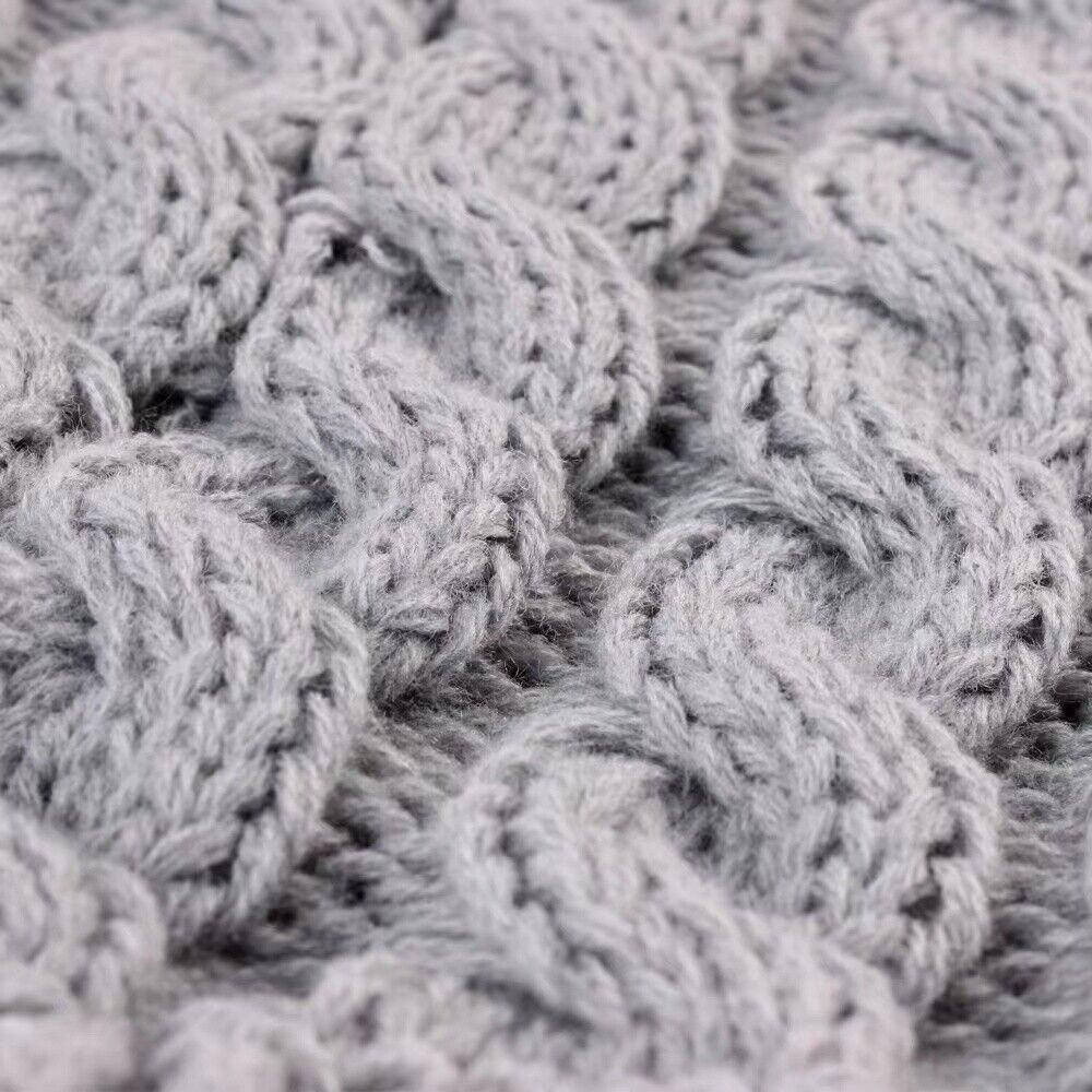 Puppy Dog Jumper Winter Warm Knitted Sweater Pet Clothes Small Dogs Coat Thermal XL - Beige