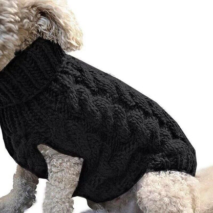 Puppy Dog Jumper Winter Warm Knitted Sweater Pet Clothes Small Dogs Coat Thermal XL - Beige