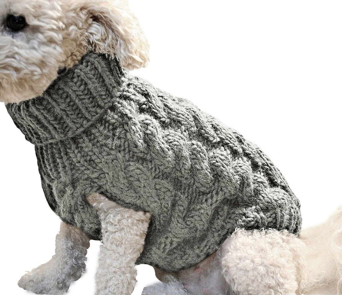 Puppy Dog Jumper Winter Warm Knitted Sweater Pet Clothes Small Dogs Coat Thermal XL - Leather Pink