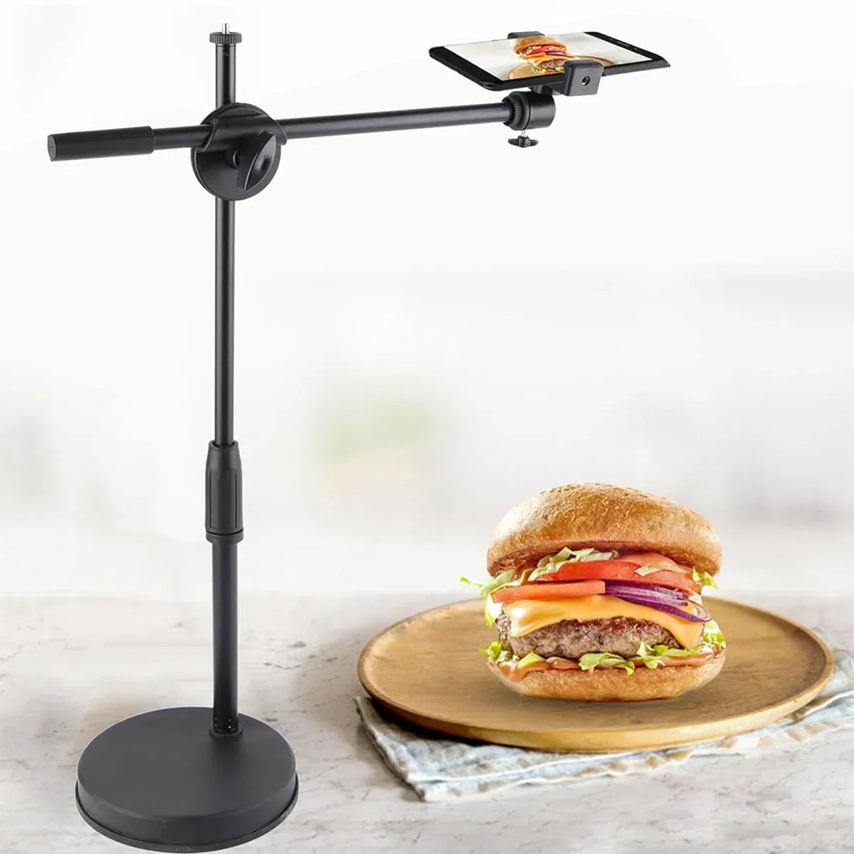 Multi Functional Mobile Phone Stand Adjustable Foldable Portable Desk Holder