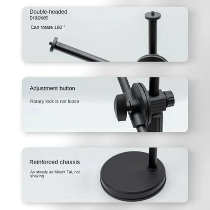 Multi Functional Mobile Phone Stand Adjustable Foldable Portable Desk Holder