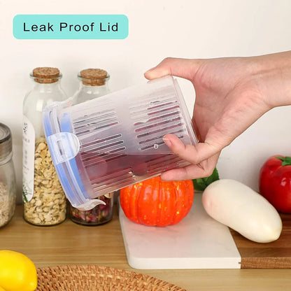 Pickle Basket Drainage Preservation Kimchi Jar Separator Fermentation Container