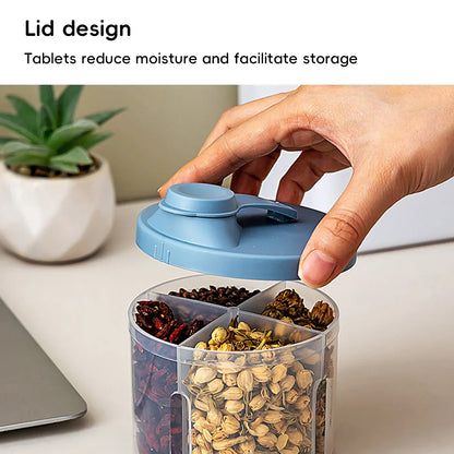3Pcs Portable Pill Organizer Weekly Medicine Compartment Box Travel Daily Use - Blue