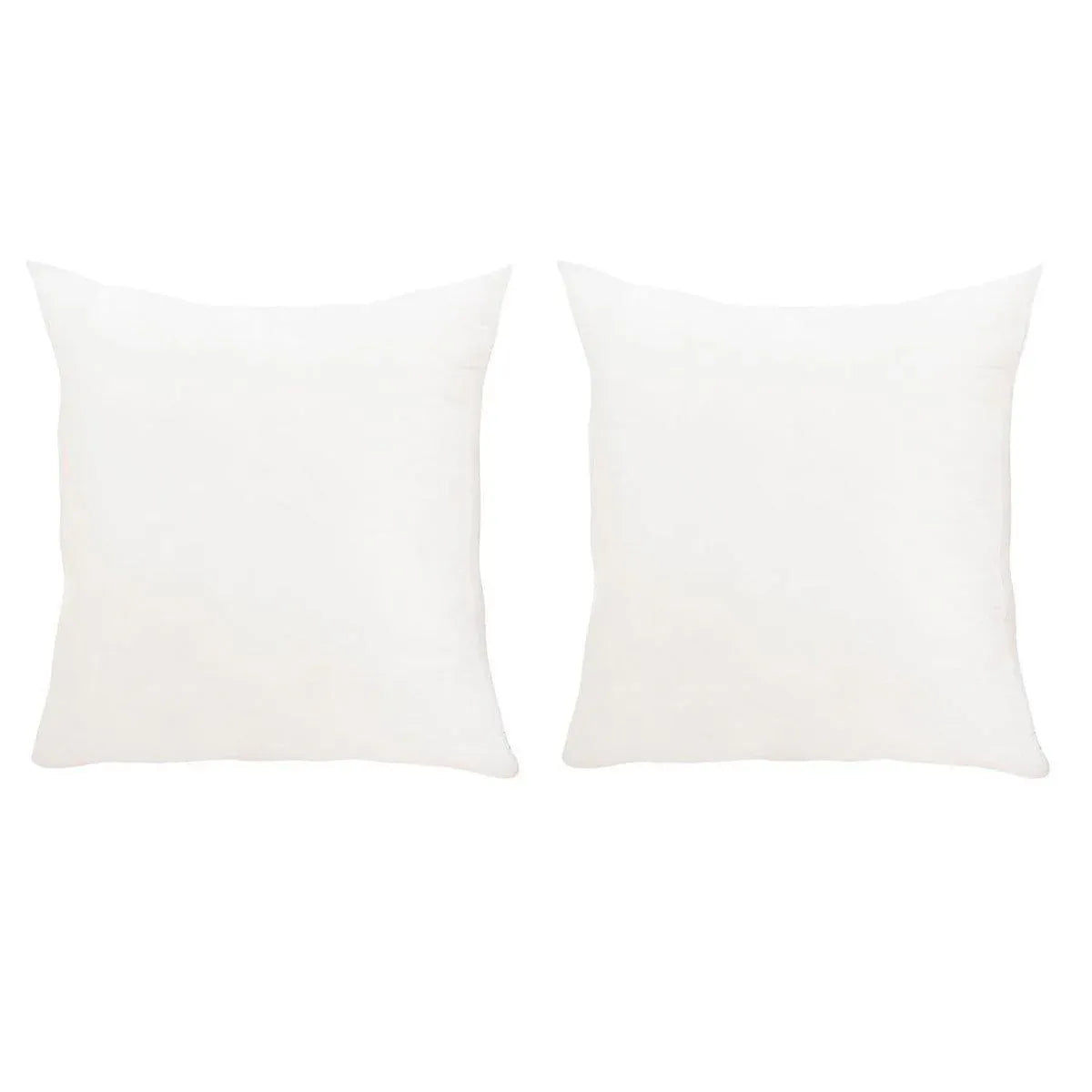 2pcs High Quality Square Pillow Inserts Soft Cushion Fillers Hotel Grade Use - 45x45cm