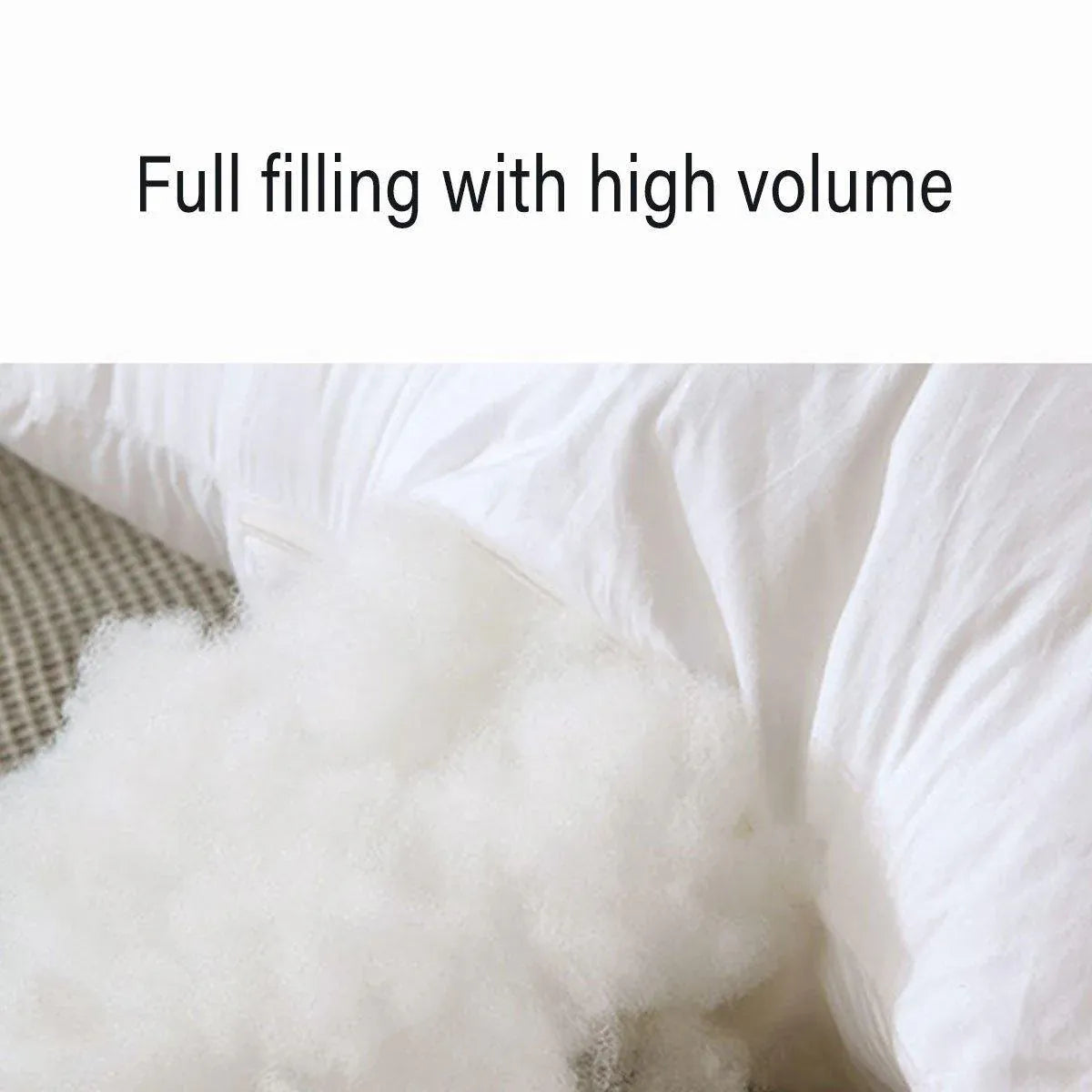 2pcs High Quality Square Pillow Inserts Soft Cushion Fillers Hotel Grade Use - 60x60cm