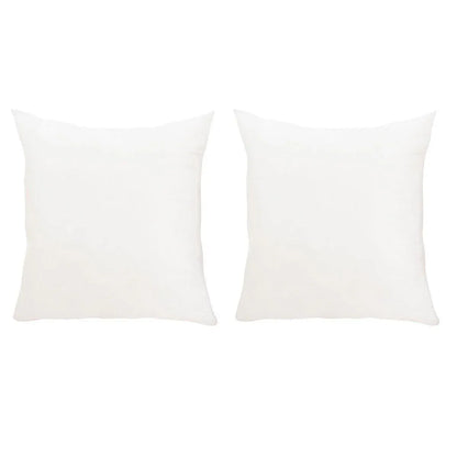 2pcs High Quality Square Pillow Inserts Soft Cushion Fillers Hotel Grade Use - 65x65cm