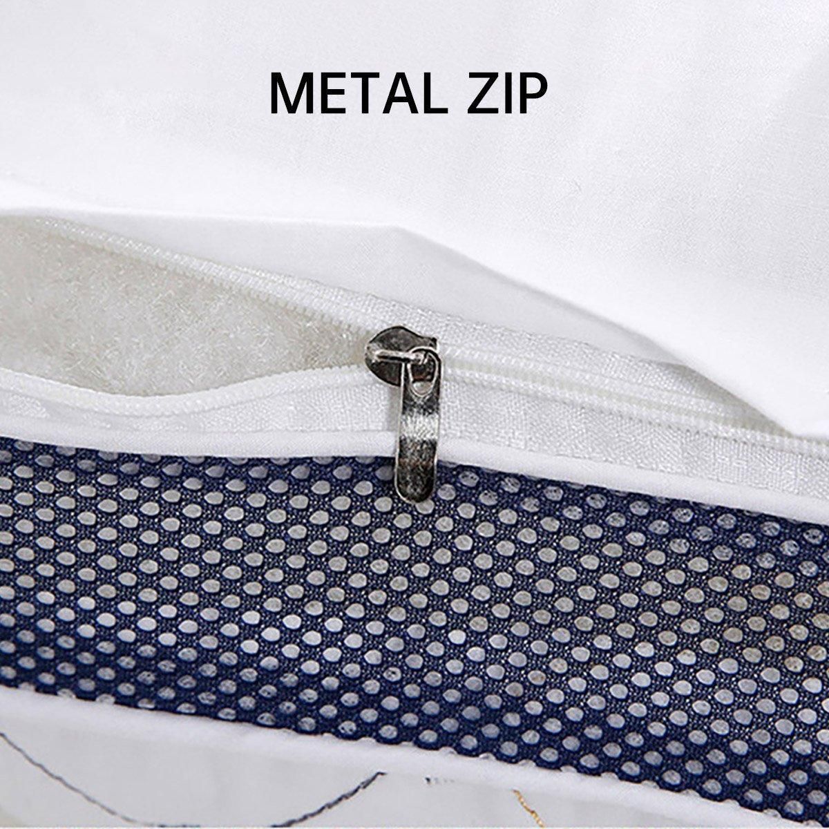 1/2PCS Hotel Style Polyester Fibre Pillow Washable High Rebound Support - 700g