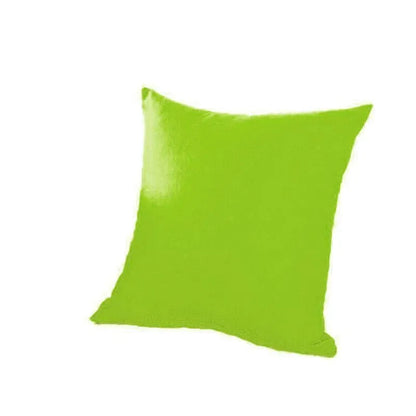 45cm*45cm Multicoloured Plain Solid Colour Cushion Cover Decorative Pillow Case - Green