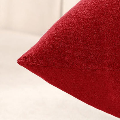 45cm*45cm Multicoloured Plain Solid Colour Cushion Cover Decorative Pillow Case - Green