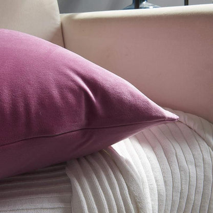 45cm*45cm Multicoloured Plain Solid Colour Cushion Cover Decorative Pillow Case - Green