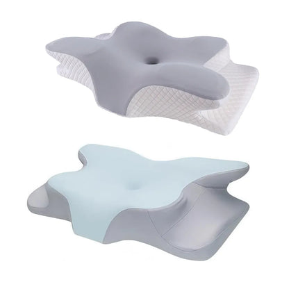 Memory Foam Butterfly Neck Pillow for Enhanced Comfort and Sleep Positioning