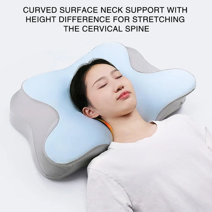 Memory Foam Butterfly Neck Pillow for Enhanced Comfort and Sleep Positioning