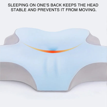 Memory Foam Butterfly Neck Pillow for Enhanced Comfort and Sleep Positioning