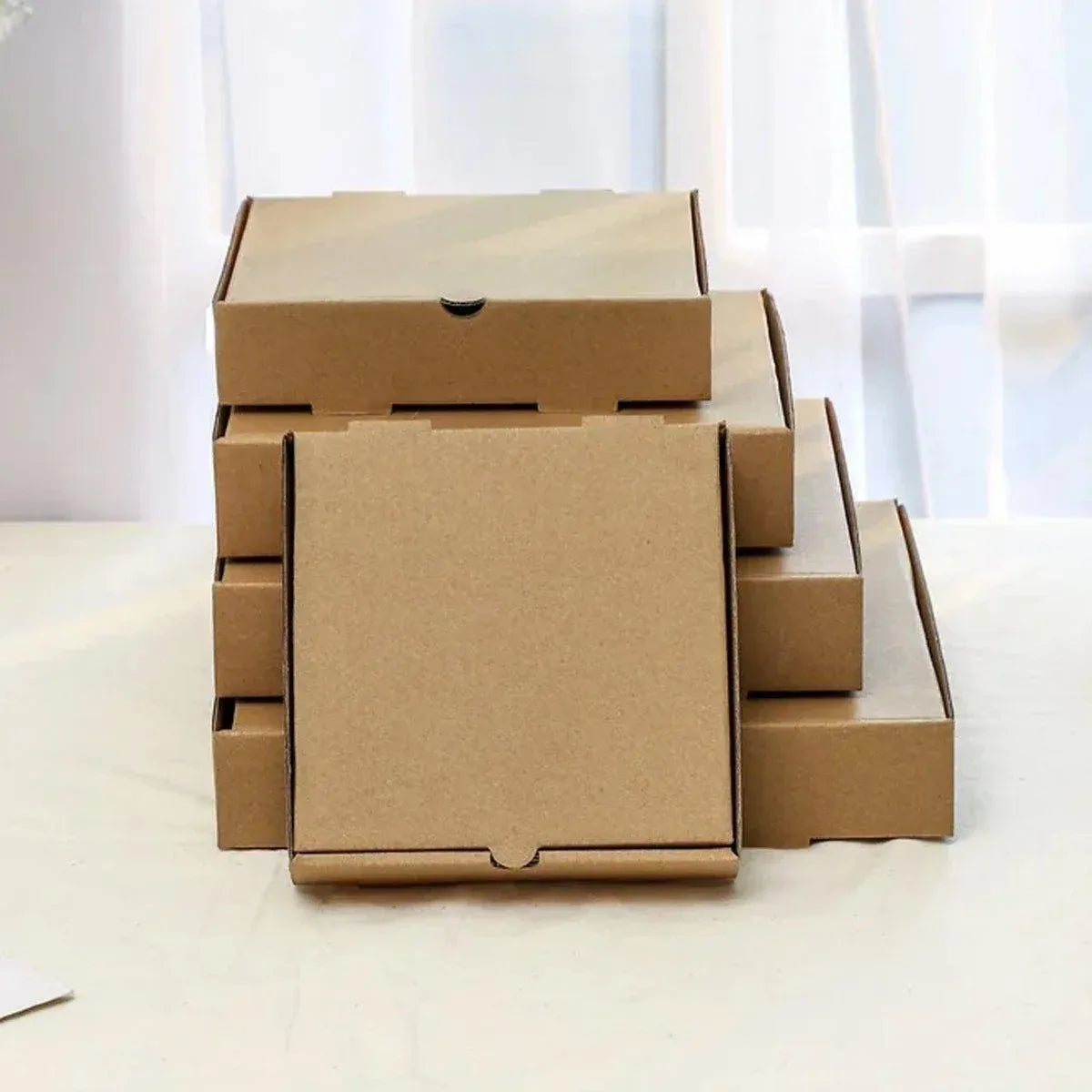 25pcs Break Resistant Pizza Boxes for Cooking Takeout and Food Delivery Needs - 10inch