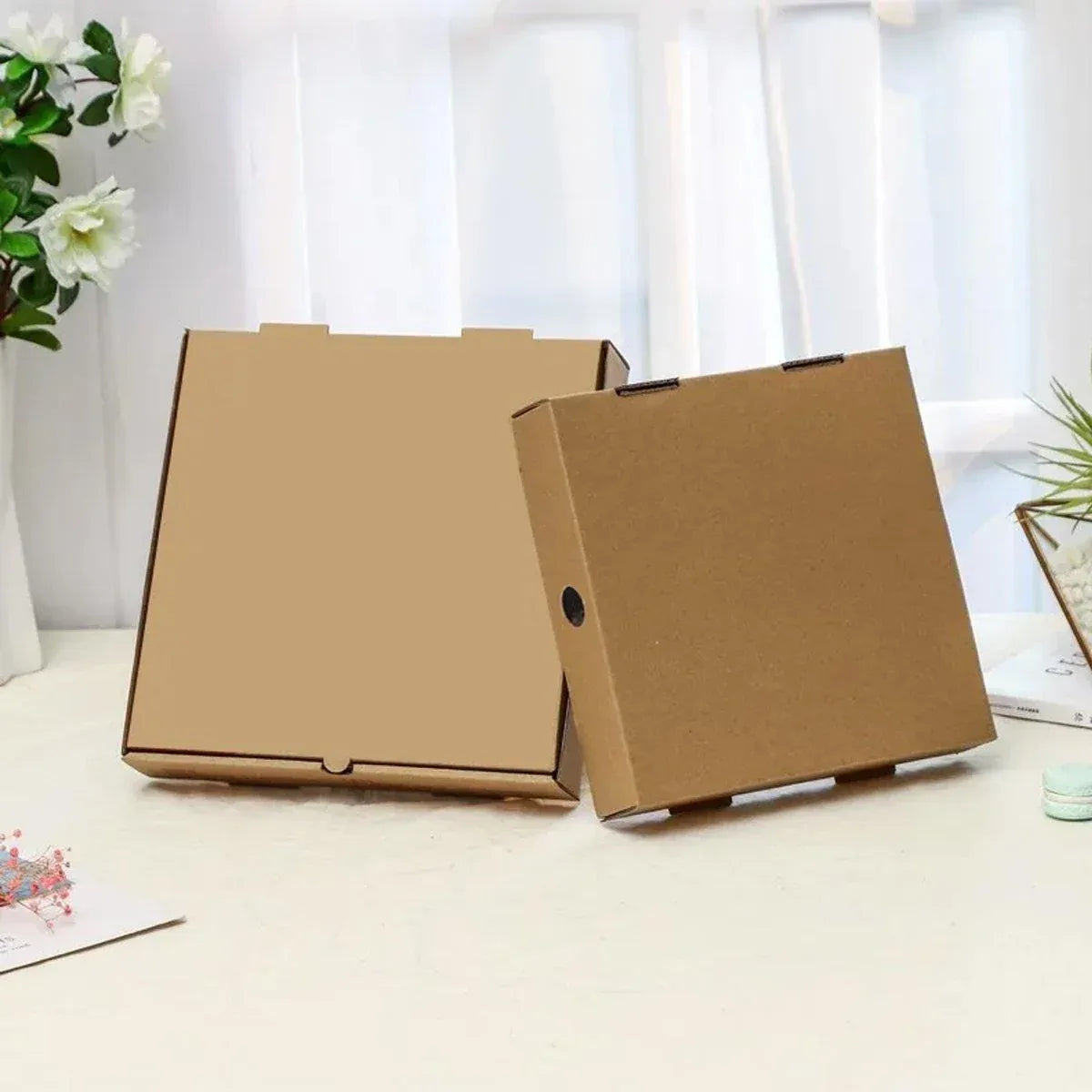 25pcs Break Resistant Pizza Boxes for Cooking Takeout and Food Delivery Needs - 8inch
