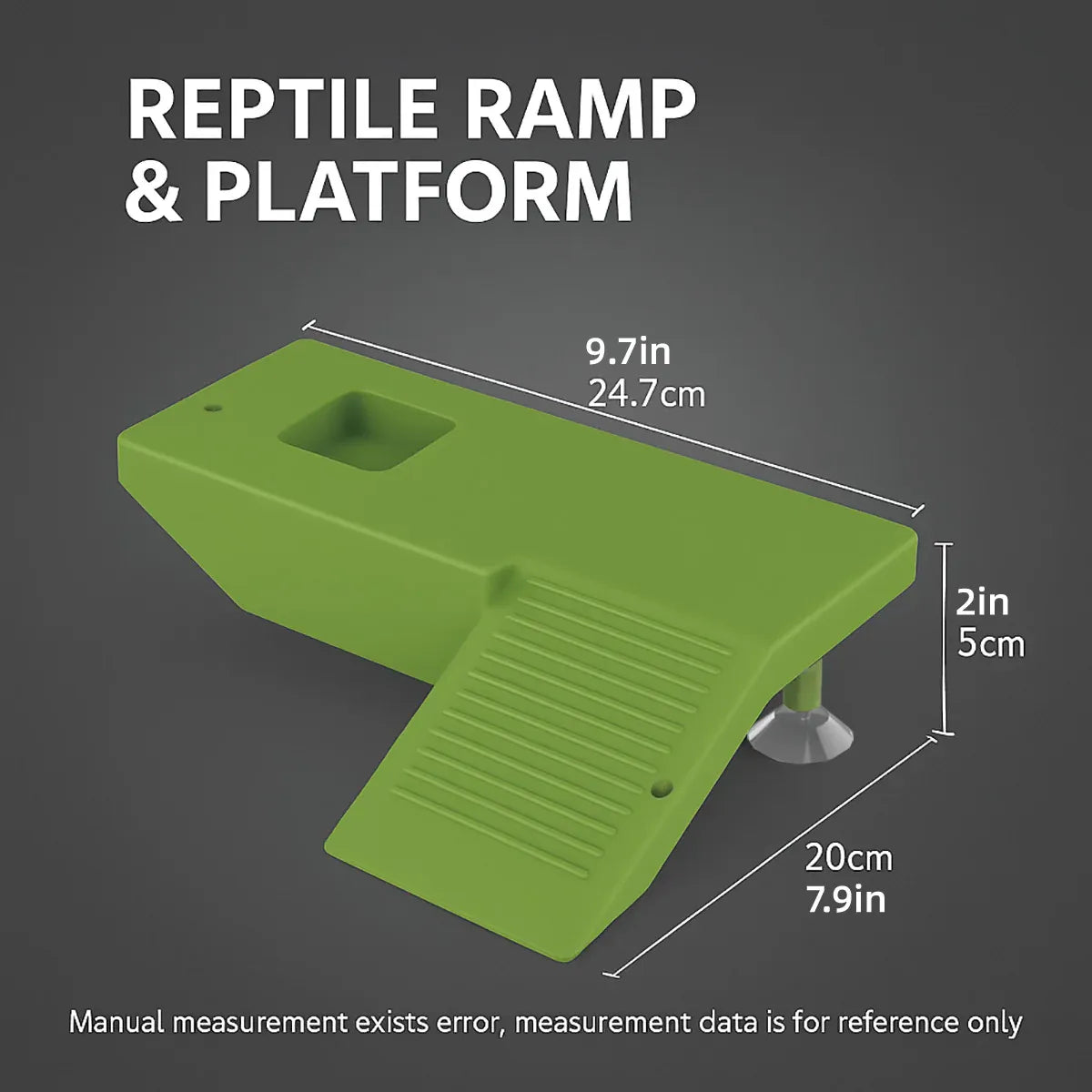 Turtle Climbing Platform Inclined Basking Ramp for Breeding Box Aquarium Habitat - White