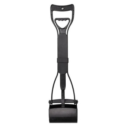 Long Handle Pet Pooper Scooper with Clamping Jaw for Dog Waste Pickup Outdoor Use
