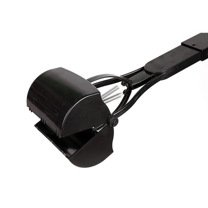 Long Handle Pet Pooper Scooper with Clamping Jaw for Dog Waste Pickup Outdoor Use