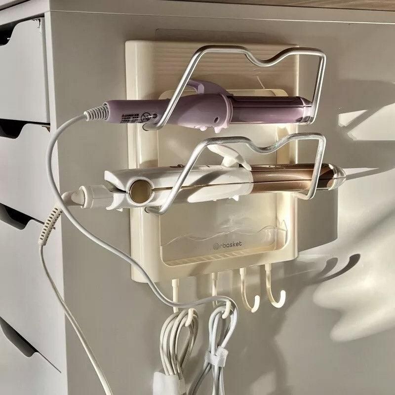 Wall Mounted Pot Lid Rack Multifunctional Household Storage Organizer Shelf
