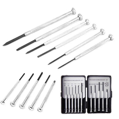 11 Pcs Precision Screwdriver Set Mobile Laptop Watch Glasses Small Driver