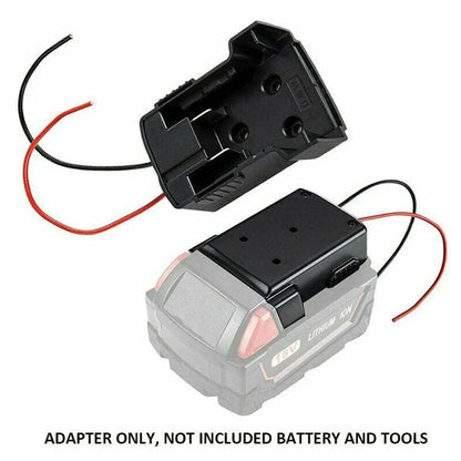 Diy For Milwaukee M18 Xc 18V Diy Project Battery Adapter/Base Power 2 Wirings - Red