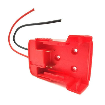 Diy For Milwaukee M18 Xc 18V Diy Project Battery Adapter/Base Power 2 Wirings - Red