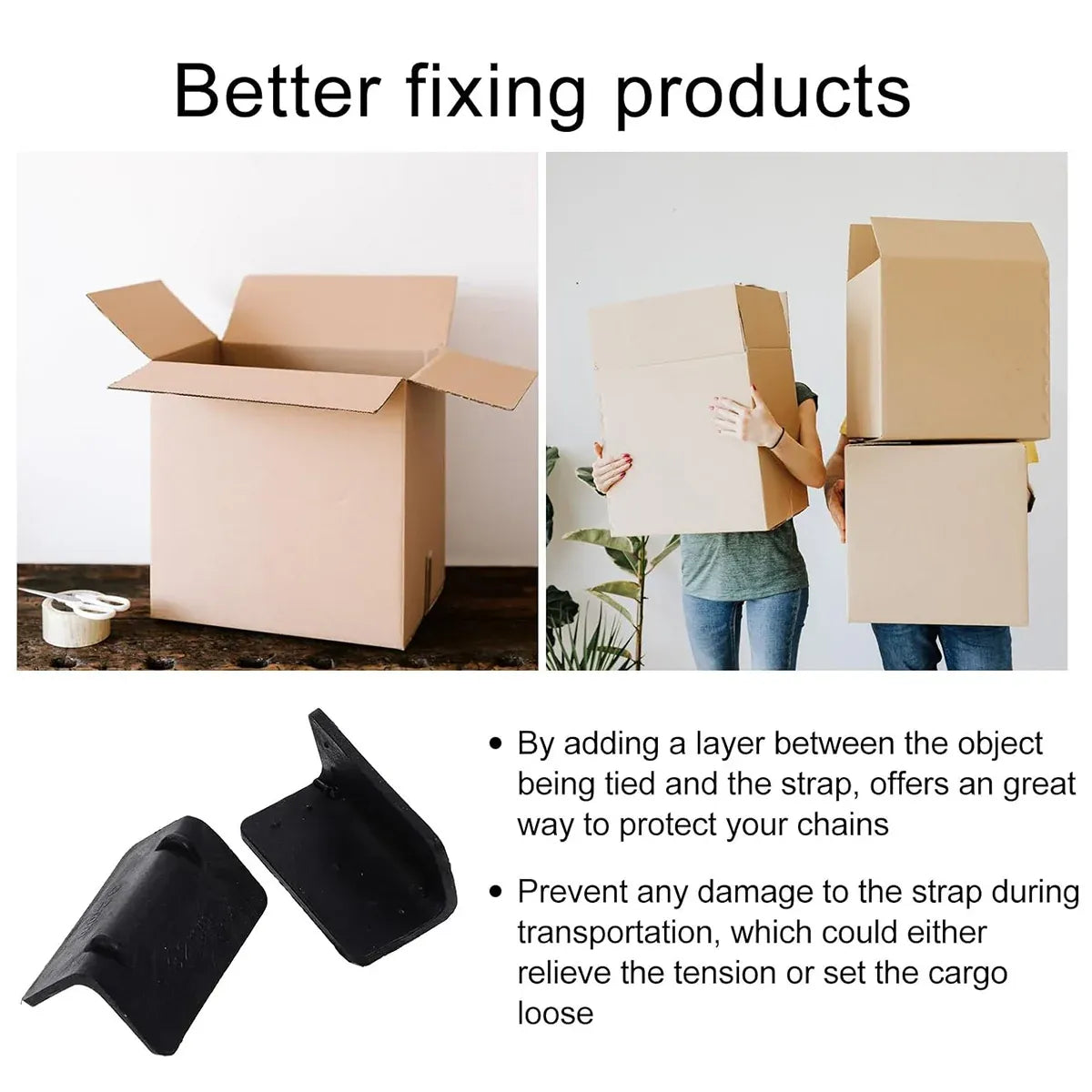 50PCS Thickened L-Shaped Packing Buckle Corner Protectors for Edge Guard Use