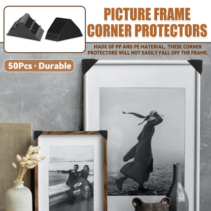 50PCS Picture Frame Corner Protectors Anti-Collision for Wall Door Photo Frame - 2