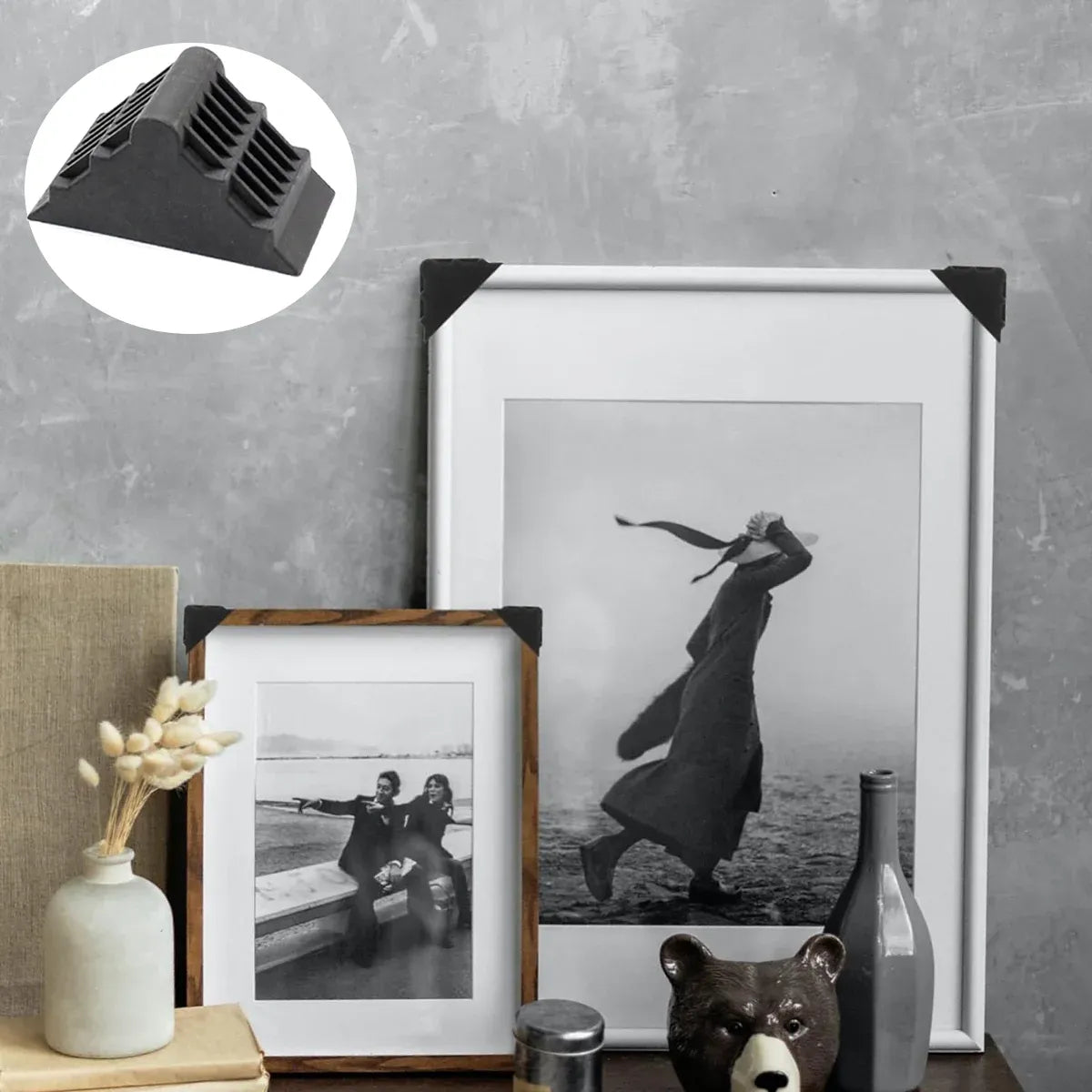 50PCS Picture Frame Corner Protectors Anti-Collision for Wall Door Photo Frame - 1