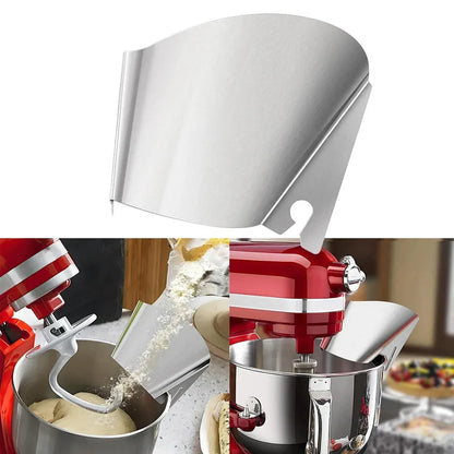 Stainless Steel Chef Machine Pouring Accessories Trough Protective Cover Set