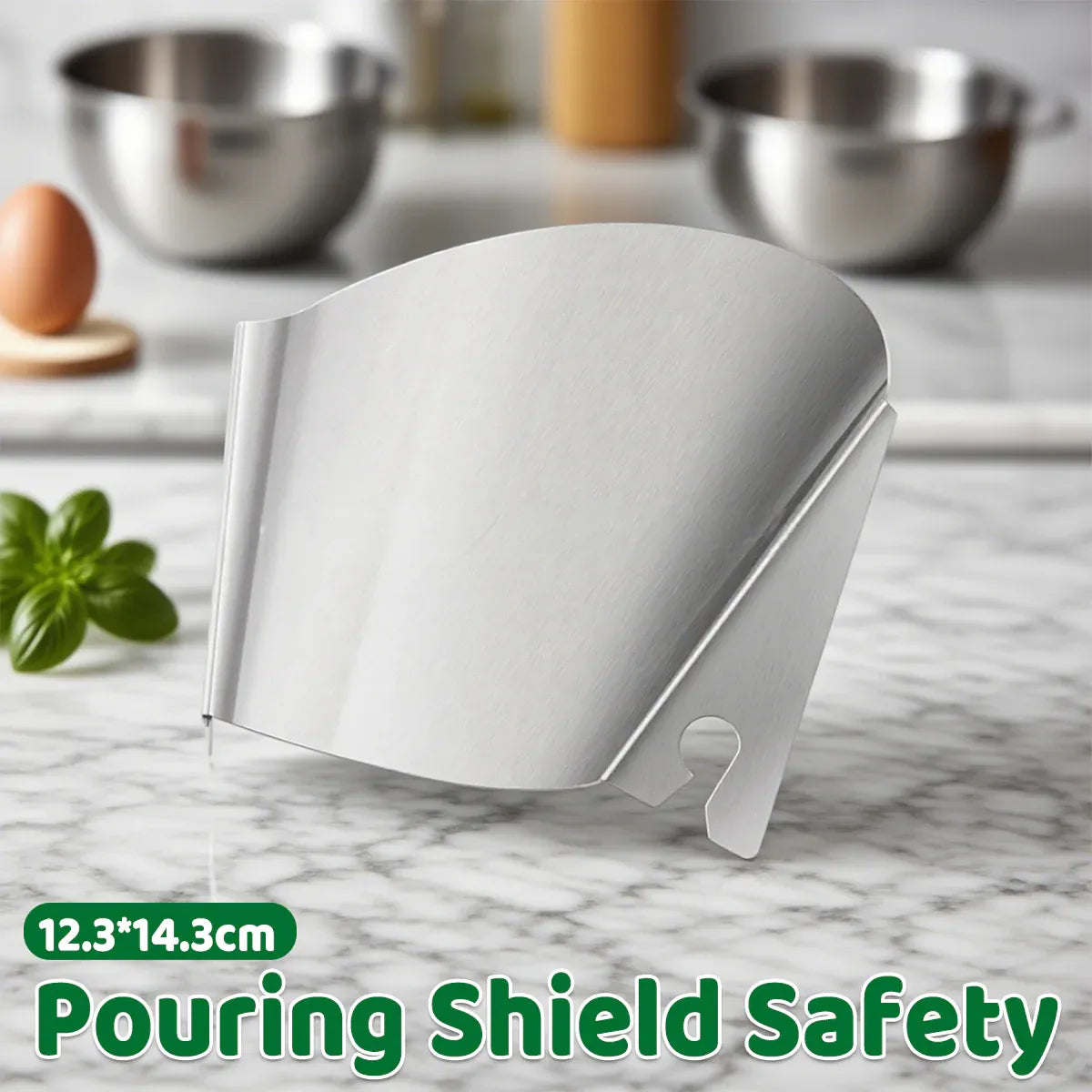 Stainless Steel Chef Machine Pouring Accessories Trough Protective Cover Set