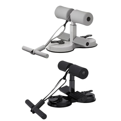 Sit Up Assistant Device Portable Suction Cup Fitness Tool Home Abdominal Trainer - Black
