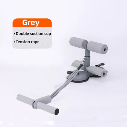 Sit Up Assistant Device Portable Suction Cup Fitness Tool Home Abdominal Trainer - Black