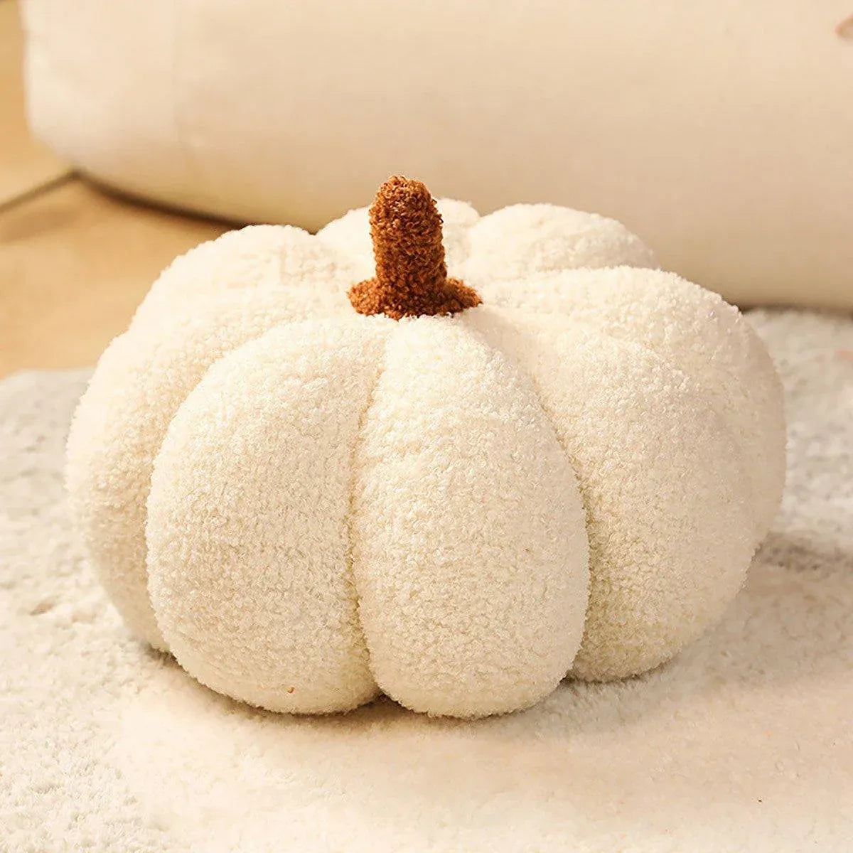 Soft Plush Pumpkin Pillow Cushion Sofa Living Room Bay Window Decor Indoor Toy - Dark Green