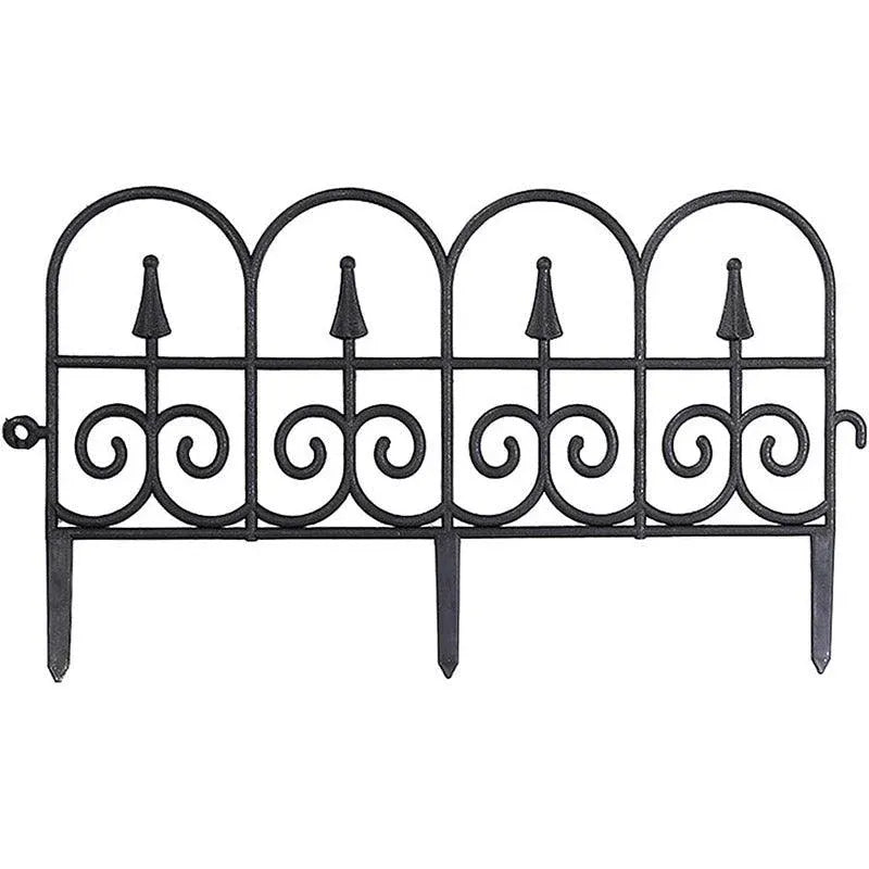 12pcs Outdoor Plastic Garden Fence Decorative Hedge Fence for Patio Landscaping