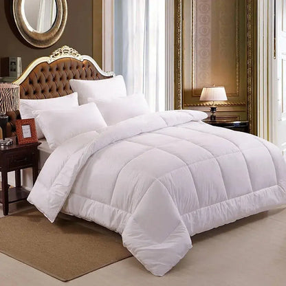 Luxury Hotel Quilt Core – Soft Microfiber Down Alternative Comforter for All Seasons - 140x210cm-Cotton