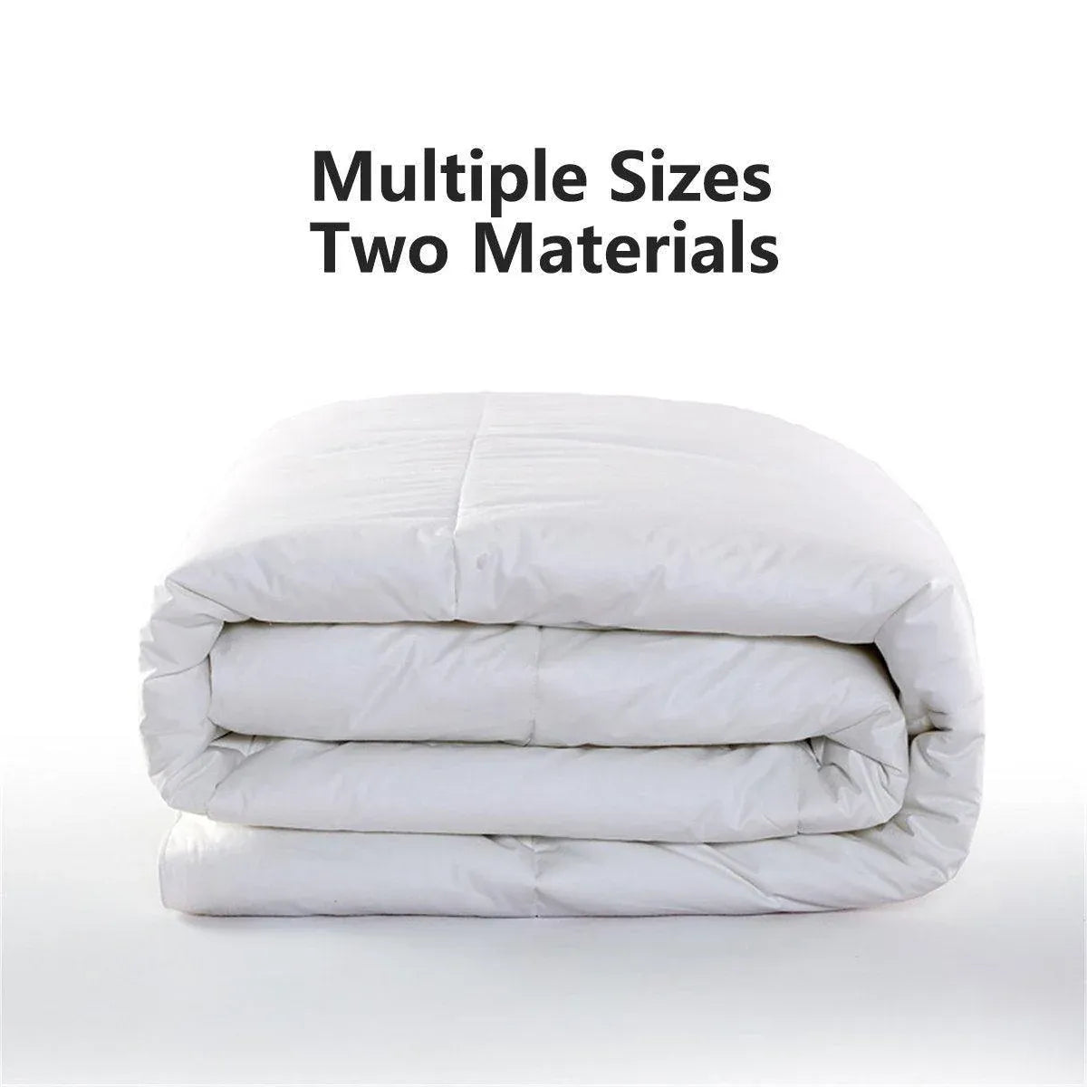 Luxury Hotel Quilt Core – Soft Microfiber Down Alternative Comforter for All Seasons - 160x210cm-Brushed