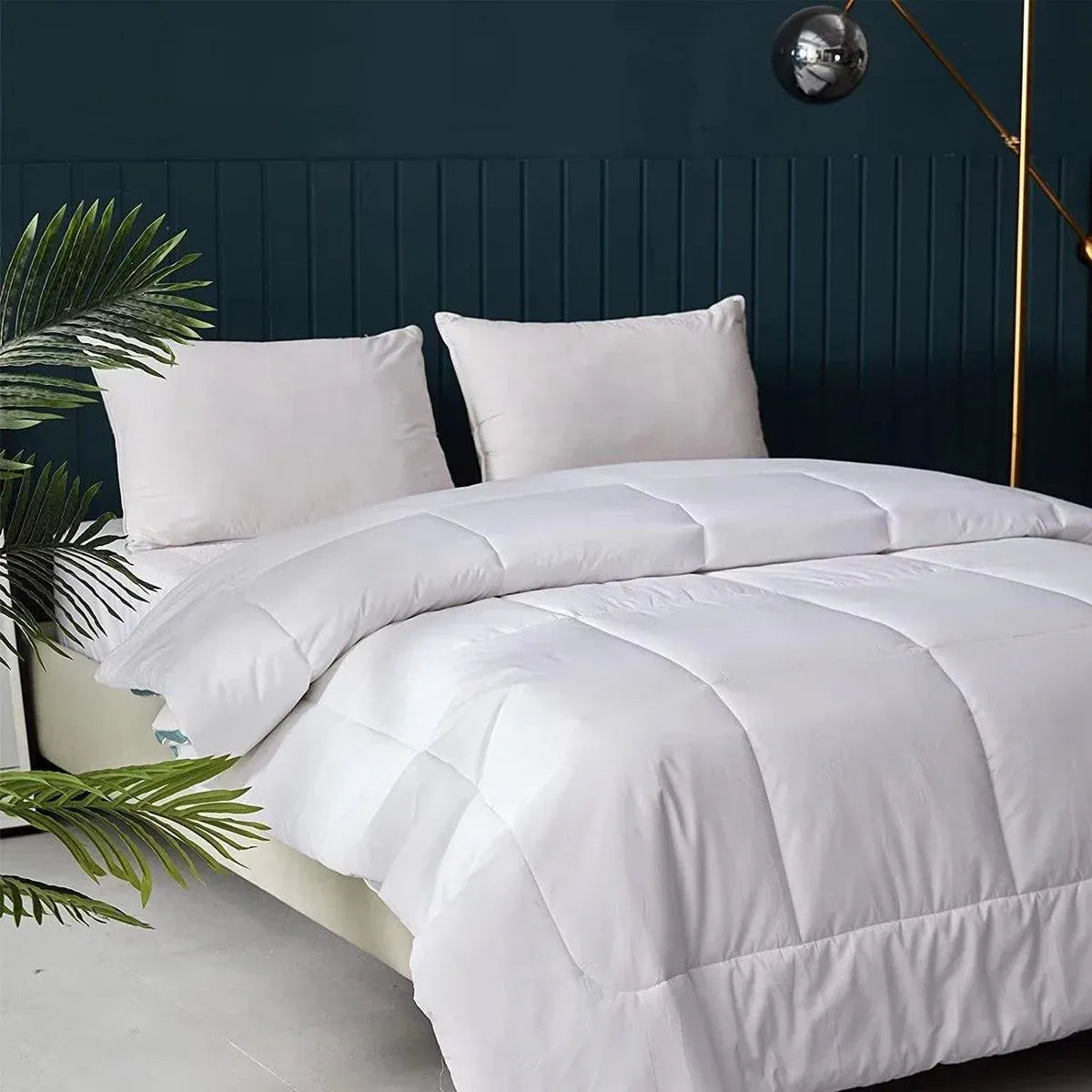 Luxury Hotel Quilt Core – Soft Microfiber Down Alternative Comforter for All Seasons - 140x210cm-Brushed