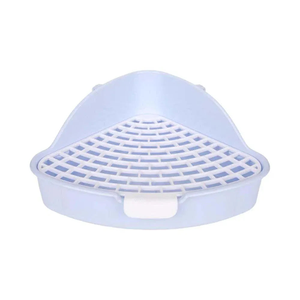 Rabbit Litter Box And Small Animals Pet Toilet Pee Pad Supplies Potty Rabbit - Blue