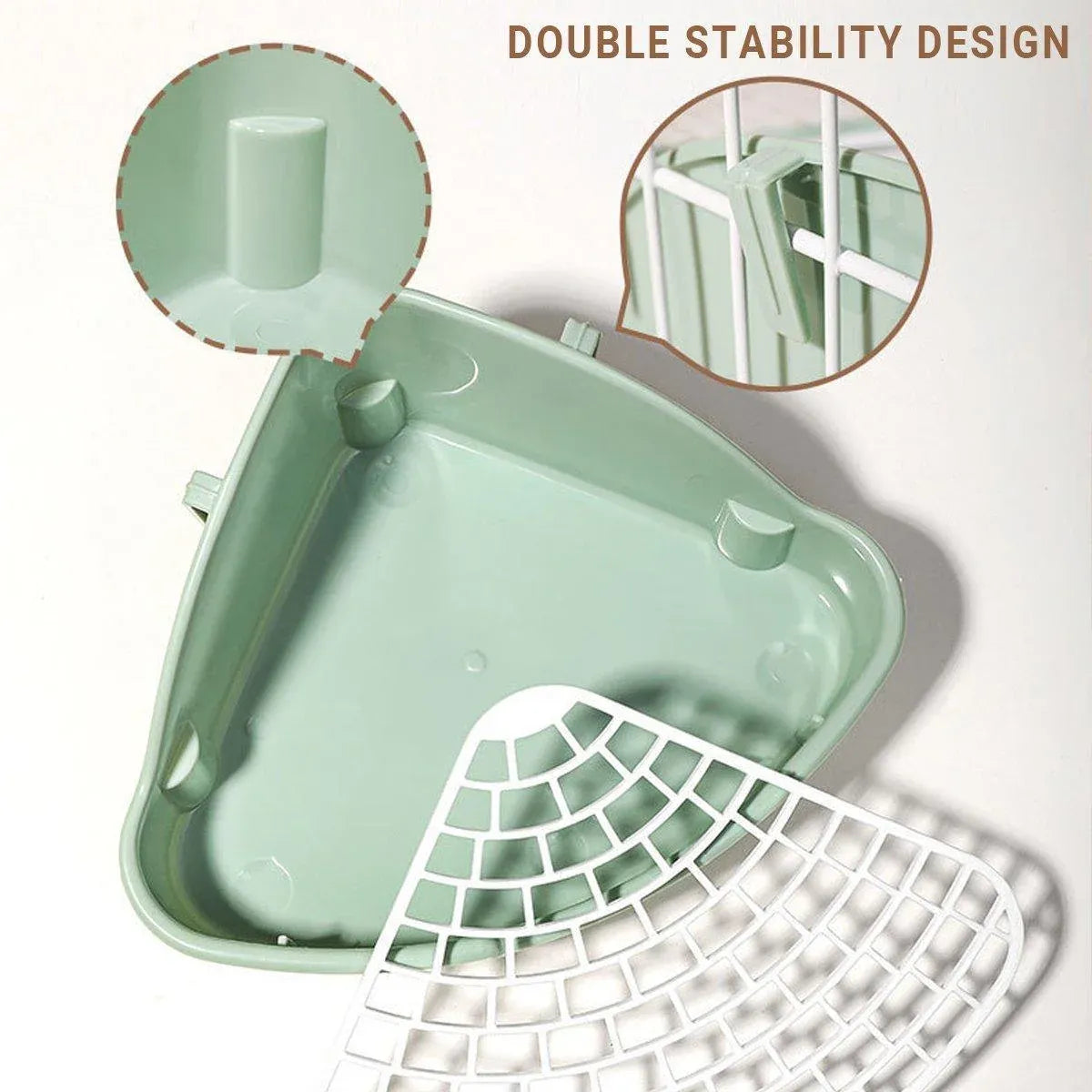 Rabbit Litter Box And Small Animals Pet Toilet Pee Pad Supplies Potty Rabbit - Blue