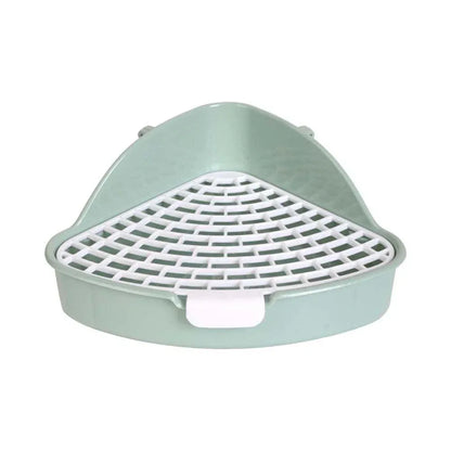 Rabbit Litter Box And Small Animals Pet Toilet Pee Pad Supplies Potty Rabbit - Green