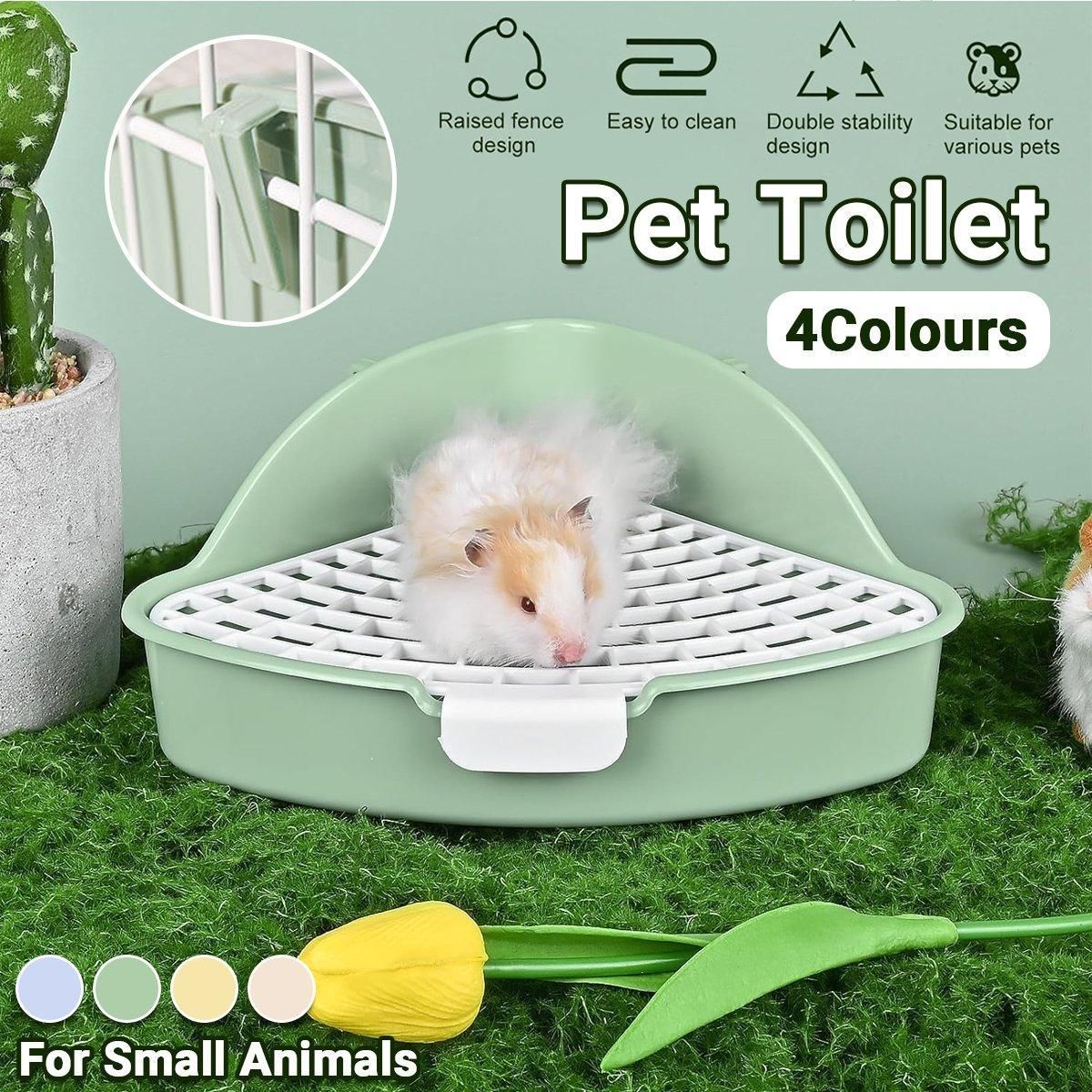 Rabbit Litter Box And Small Animals Pet Toilet Pee Pad Supplies Potty Rabbit - Green
