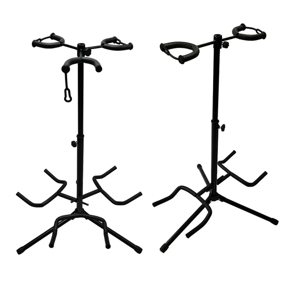 2/3Head Guitar Stand with Height Adjustment Foldable Holder Guitar Stand Bass - Three-vertical type