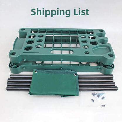 Garden Tool Organizer Storage Rack Green Outdoor Shed Tidy Stand